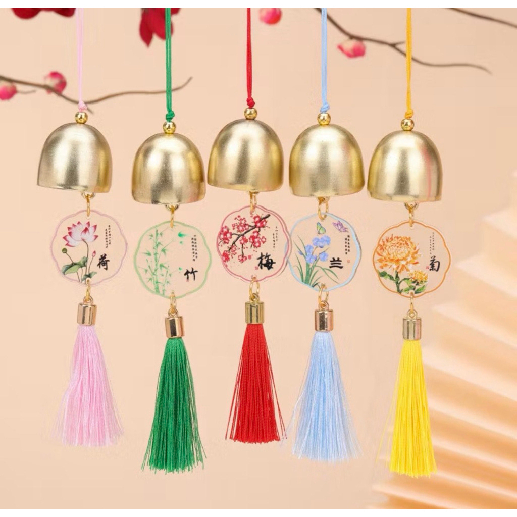 กระดิ่งลมจี้แห่งความโชคดี 1 ชิ้น DIY