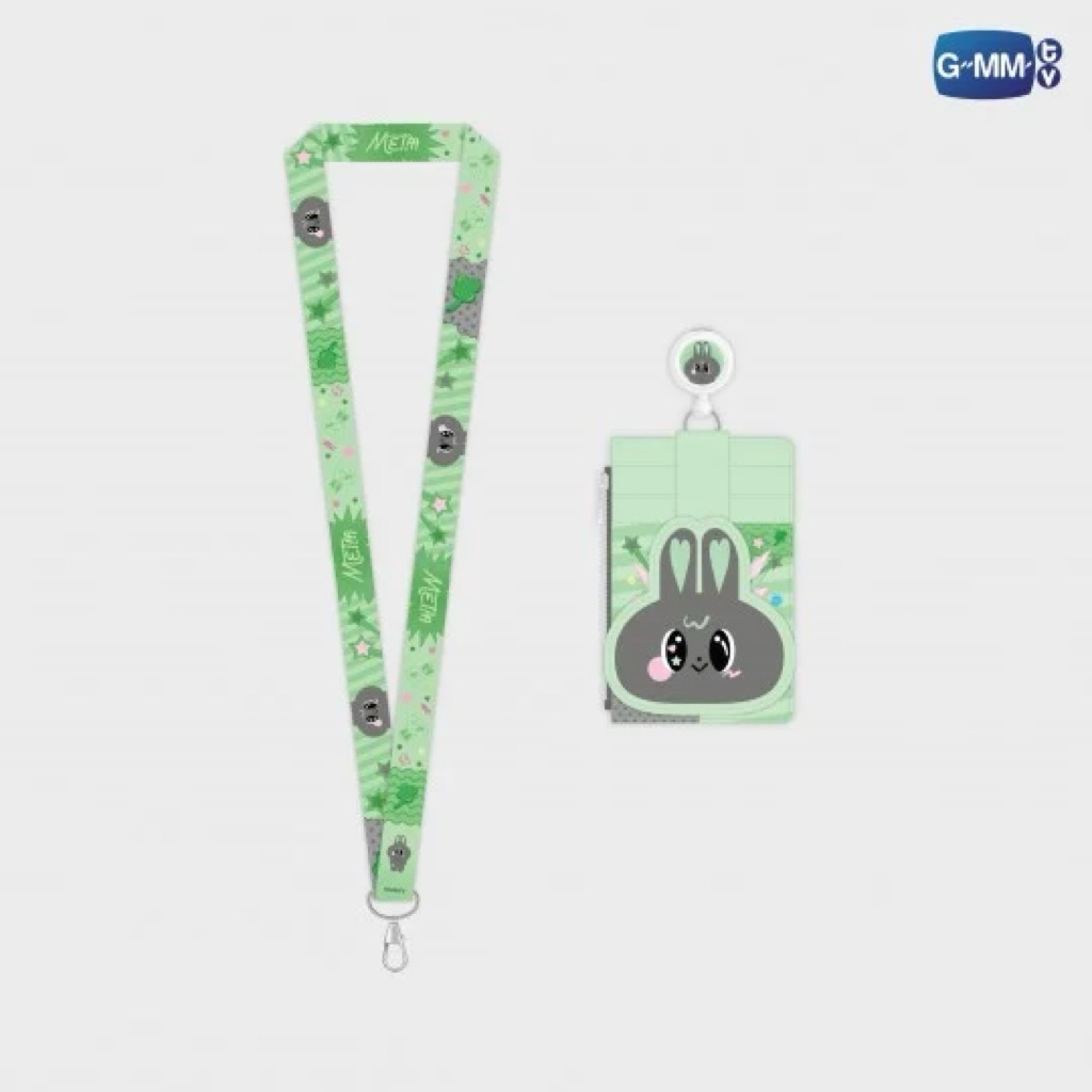 พร้อมส่ง!! METAA LEATHER MULTI CARD HOLDER WITH STRAP💚🐰