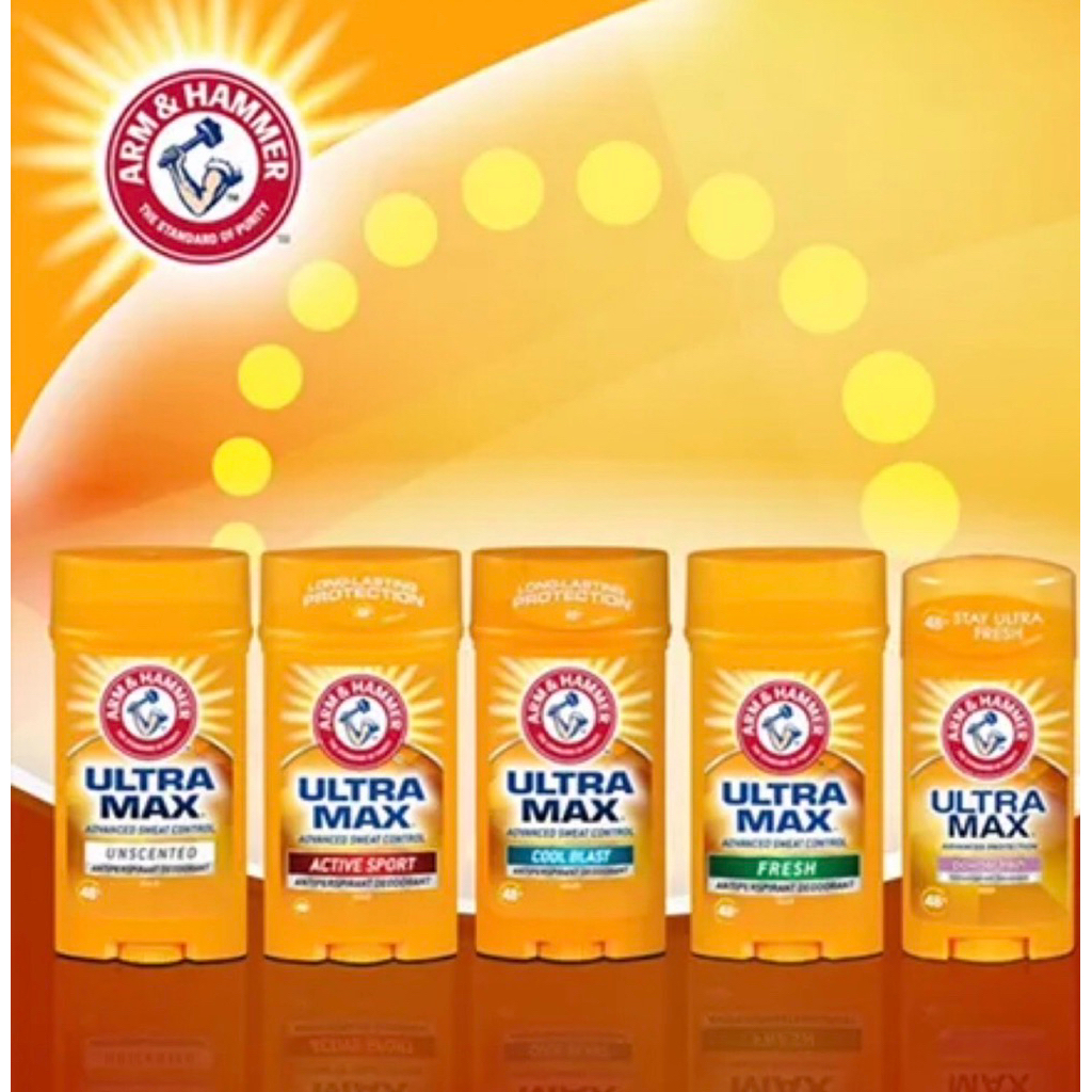 ของแท้💯%(มี2ขนาด)Arm & Hammer Deodorant -อัลตร้า แมกซ์ ระงับกลิ่นกาย
