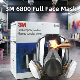 3M Full Face Mask รุ่น 6800 ป้องกันสารเคมี กรดแก๊ส ฝุ่นควัน …