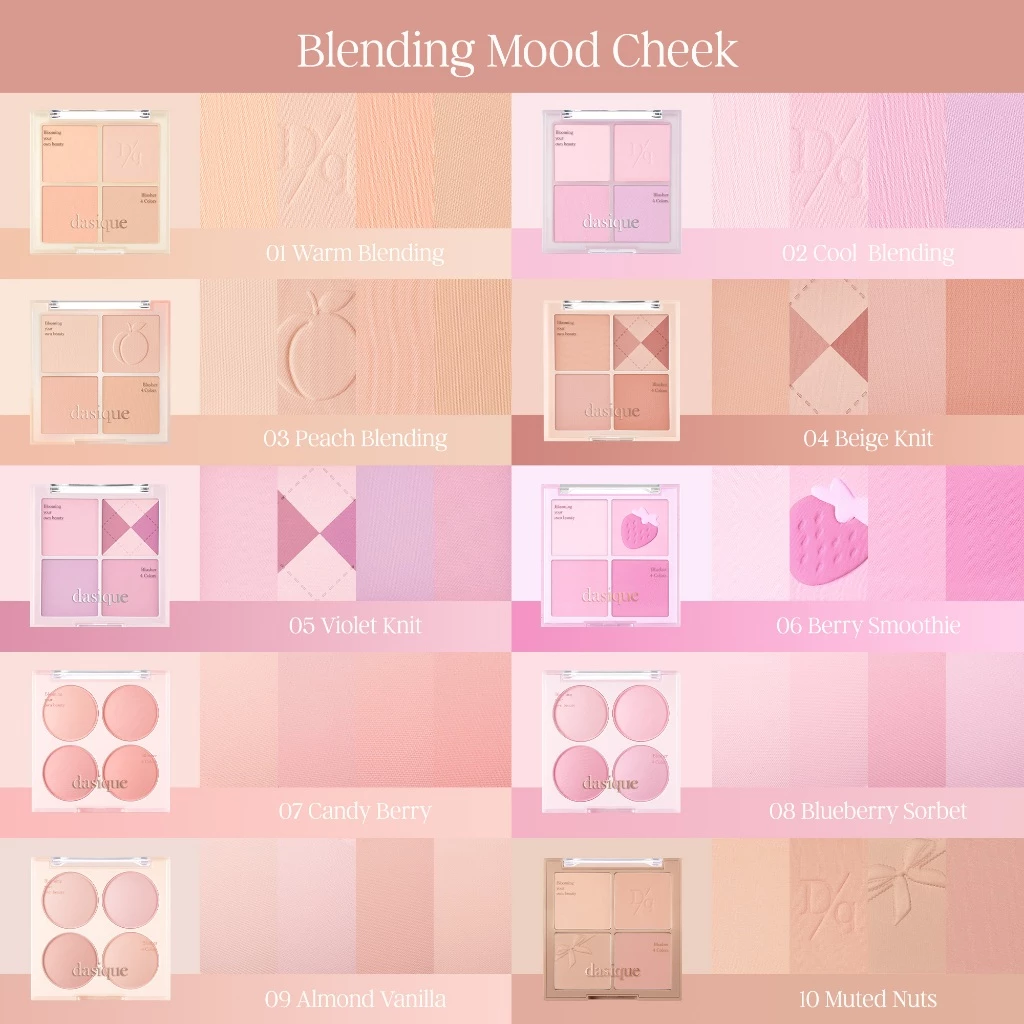 dasique Blending Mood Cheek #เดซีค รวมบลัช, ปัดแก้ม thumbnail 6