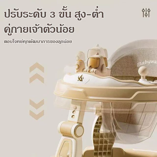 มีเพลง มีไฟ พับเก็บ รถหัดเดินเด็ก 2in1ปรับเป็นผลักเดินได้ รถเด็กหัดเดิน มีถาดของเล่น ปรับระดับได้ 6-18เดือน รถหัดเดินเด็