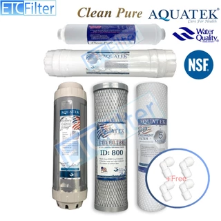ชุดไส้กรอง Aquatek 5-6 ขั้นตอน มีแบบ UF ให้เลือก