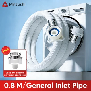 Mitsushi ยาว0.8-2m สายน้ำทิ้งเครื่องซักผ้า ท่อน้ำทิ้งเครื่องซักผ้า สำหรับเครื่องซักผ้าฝนบนทุกรุ่น พร้อมแหวน