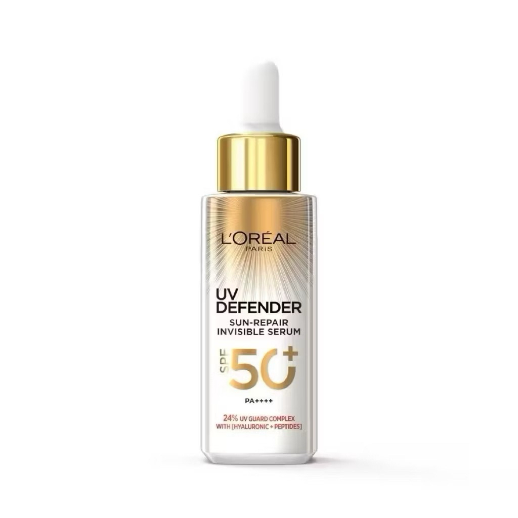 ลอรีอัล ปารีส L'Oreal Paris UV Defender Sun-Repair Invisible Serum SPF 50+