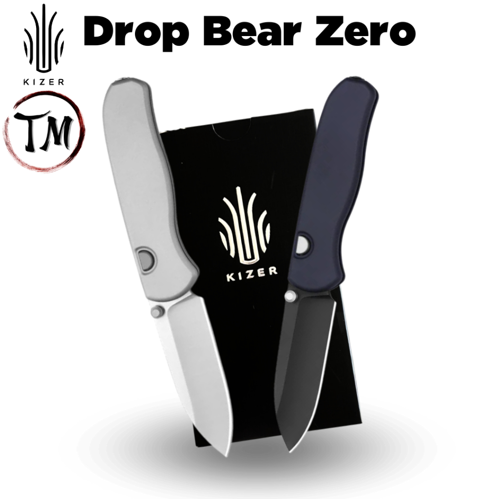 Kizer DropBear Zero พี่หมีซีโร่เหล็กM390 มีดEDCมินิมอล เบากระทัดรัด