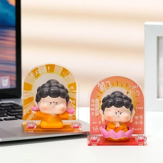 OKK Life Stop(A062)*พร้อมส่งในไทย*โมเดลฟิคเกอร์พระพุทธเจ้าน้อย ตกแต่งโต๊ะทำงานเสริมดวงเสริมมงคล ของขวัญสายมูน่ารักๆ
