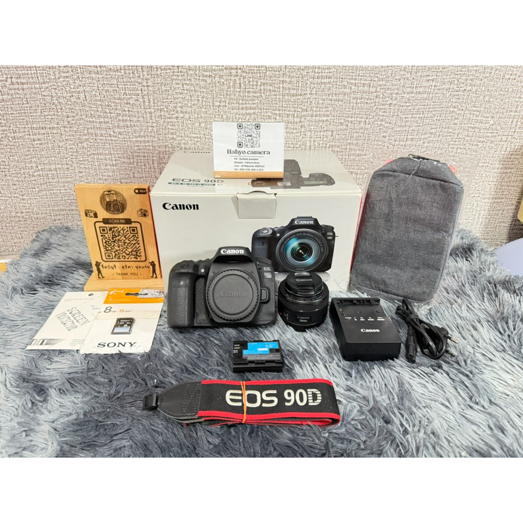 Canon eos 90d มือสองหมดประกันพร้อมส่ง 🔥 มีบริการส่งด่วน/ส่งทันทีใน กทม.🔥