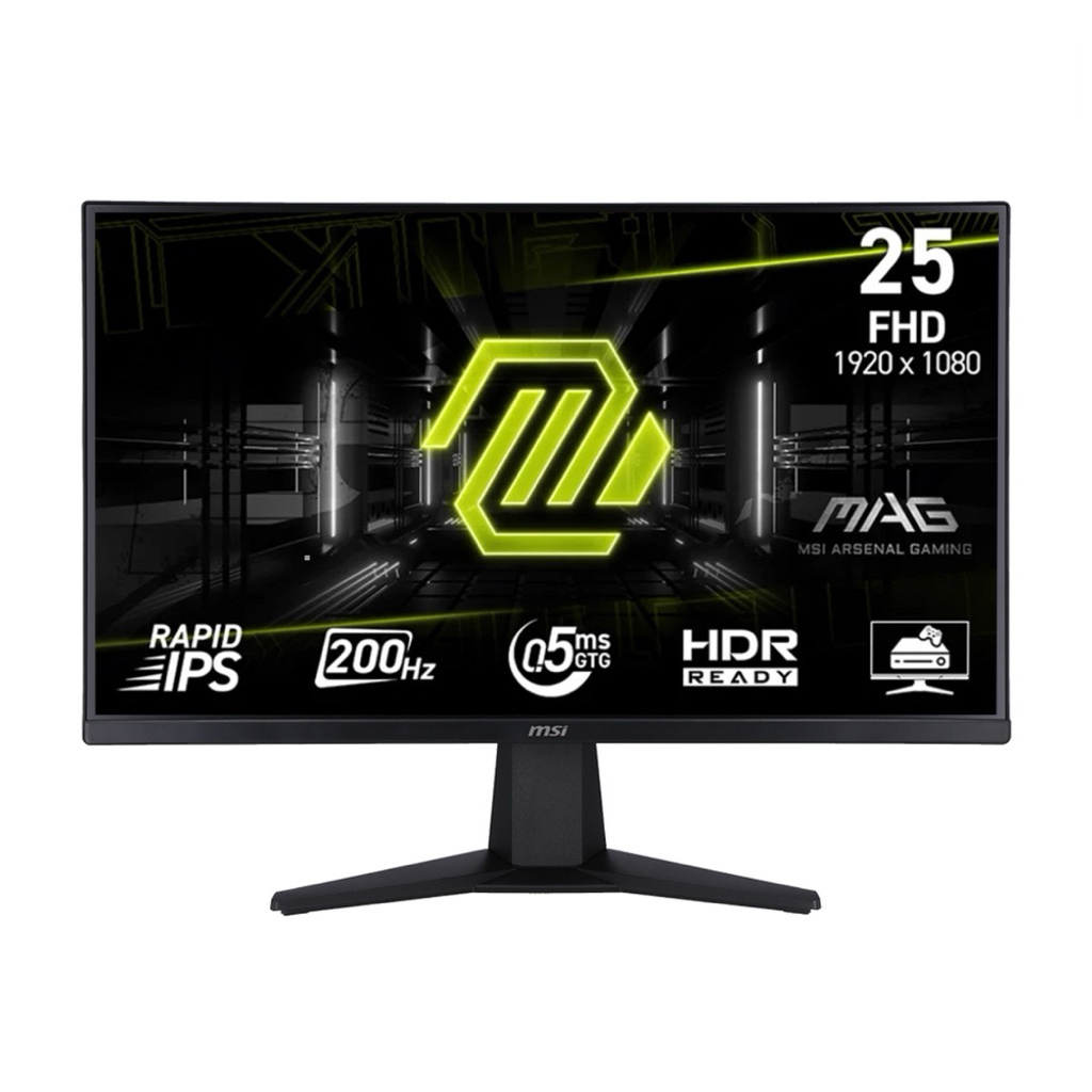 Monitor (จอมอนิเตอร์) MSI MAG 255F E20 - 24.5 Inch IPS FHD 200Hz AMD Freesync Premium