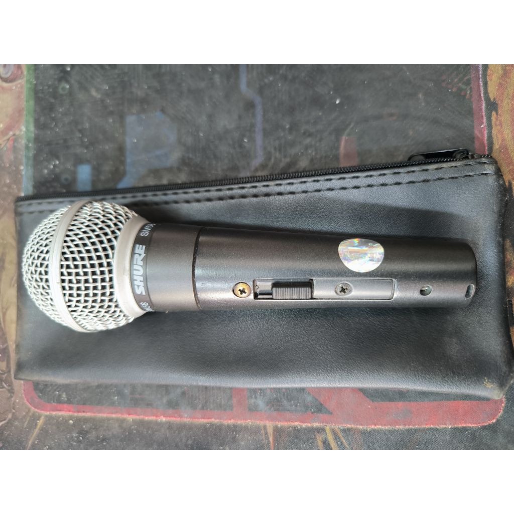 #ไมค์ #Shure #SM58 #แท้ #สติ๊กเกอร์มหาจักร  สภาพสวยพร้อมซอง