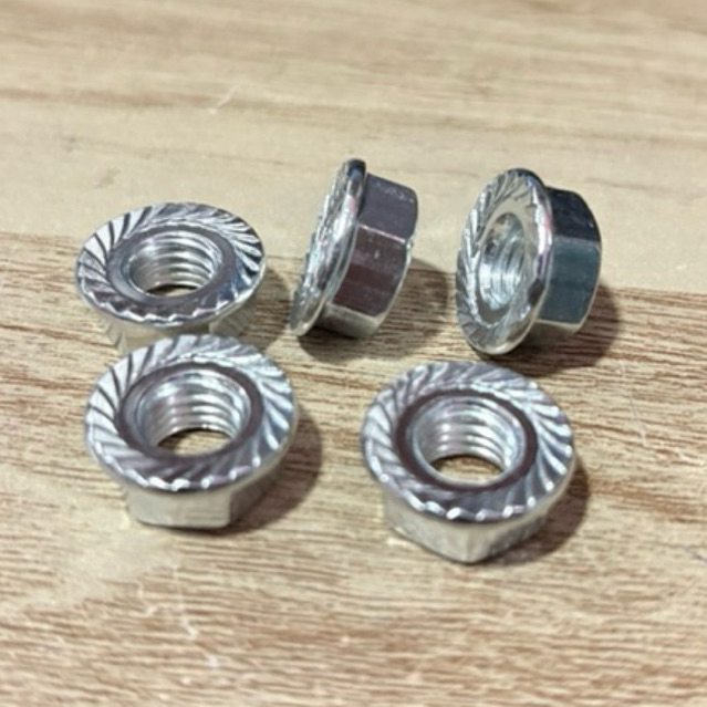 แพ็ค10ชิ้น น๊อตบาร์เบอร์13 ตัวเมีย เครื่องเลื่อยยนต์5200/3800/1700 - รูปที่ 4