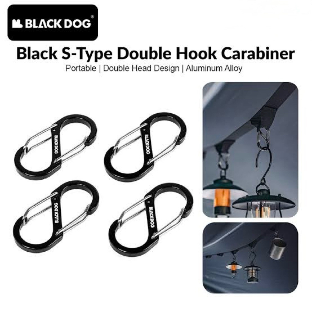 คาราบิเนอร์ Mobi Garden ตะขอแขวน มีสองสี สามขนาด แข็งแรง วัสดุอลูมิเนียม เกรดพรีเมี่ยม