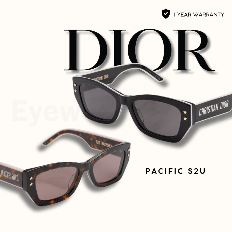 แว่นกันแดด DIOR PACIFIC S2U ของแท้ 100% พร้อมอุปกรณ์
