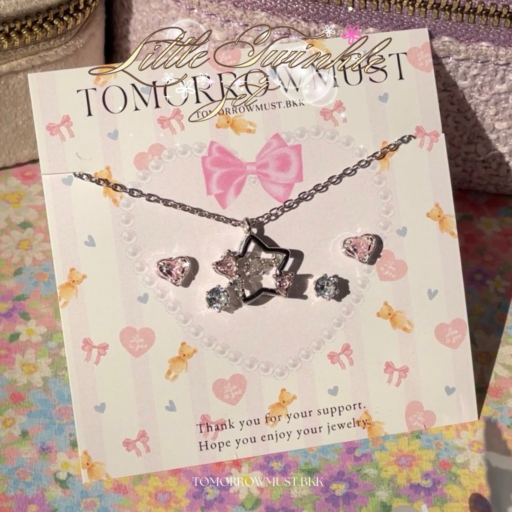 🎠✨💗 Little star set earring necklace ✨💗🎠