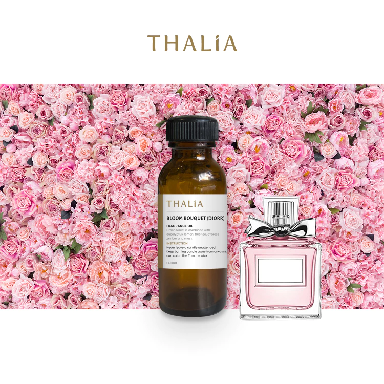 หัวน้ำหอม Fragrance oil กลิ่น BLOOM BOUQUET (DIORR)