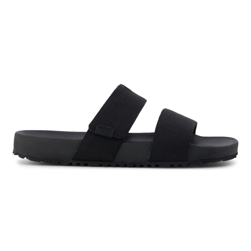 TOMS รองเท้าลำลองผู้ชาย รุ่น Nico Black Heavy Canvas (CG) รองเท้าลิขสิทธิ์แท้