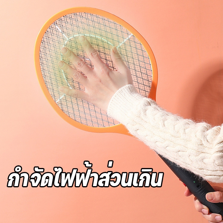 ไม้ตียุง ไม้ช็อตยุง ชาร์จไฟบ้าน ไม้ตียุง ไฟแรง ที่ตียุง ขาเสียบชาร์จในตัว คุณภาพสูง แตะปุ๊ปช๊อตปั๊ป ราคา ถูกที่สุด ดีลบีเคเค แกลเลอรีภาพที่ 4