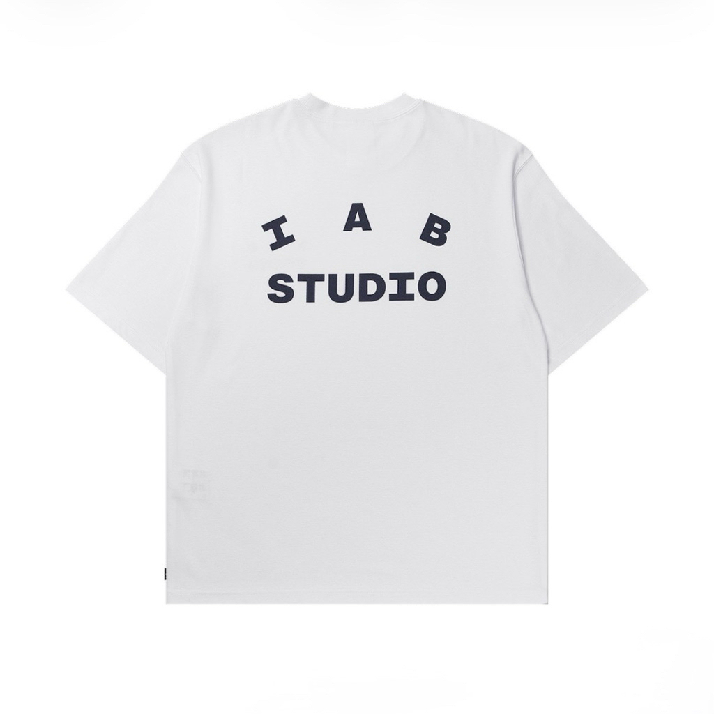IAB Studio T-Shirt White Navy แท้ 100%