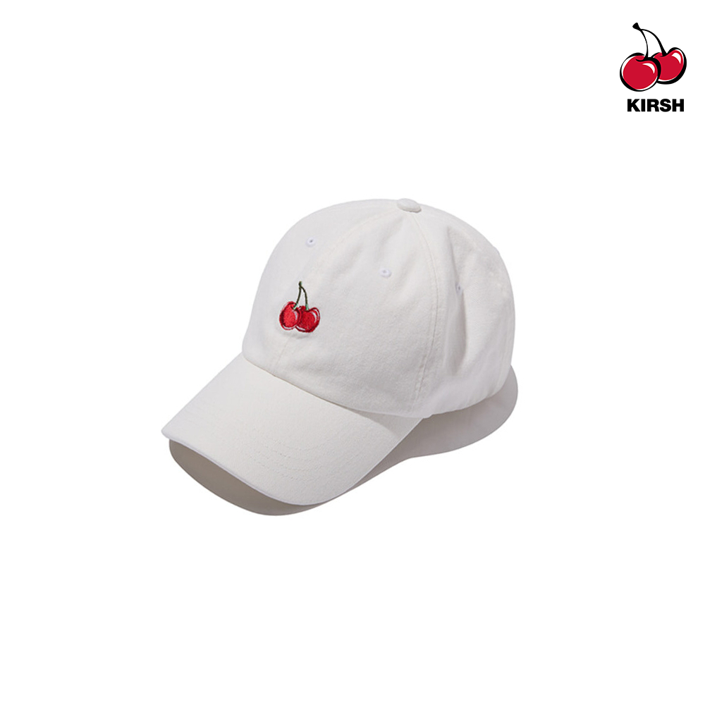 KIRSH - DEWY CHERRY BALL CAP (White)