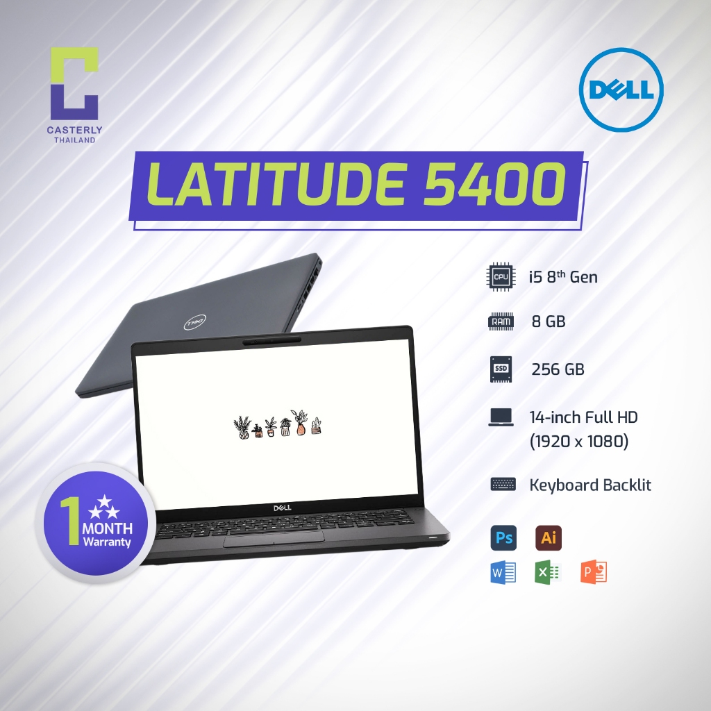 [2nd Hand] Dell Latitude 5400 — Core i5‑8265U / 8GB / 256GB / UHD 620 / 14” FHD (1920×1080)