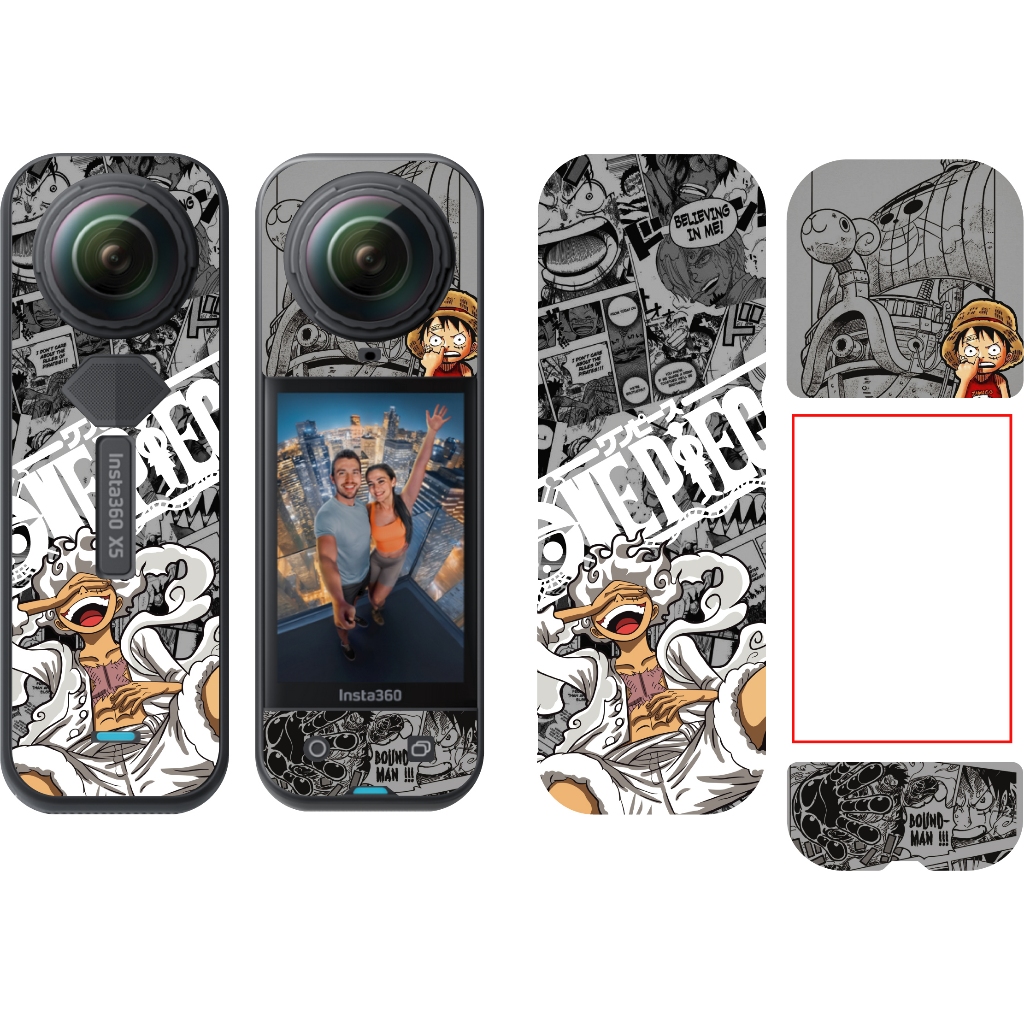 Insta360 X5 ฟิล์มกันรอยหน้าและหลังเครื่อง