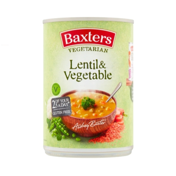 Baxters Vegetarian Lentil & Vegetable Soup 400g