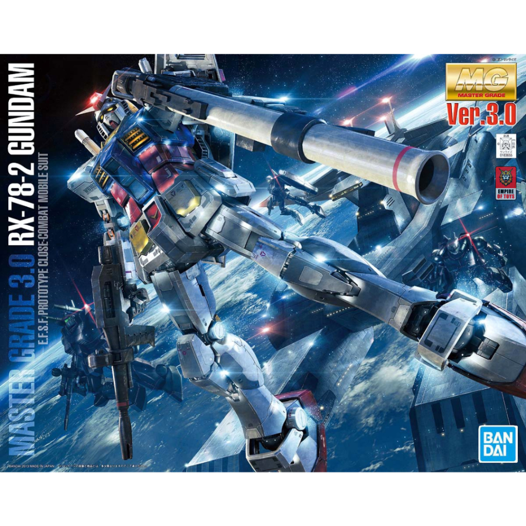 Bandai (MG 1/100) RX-78-2 Gundam Ver. 3.0 (พร้อมส่ง)
