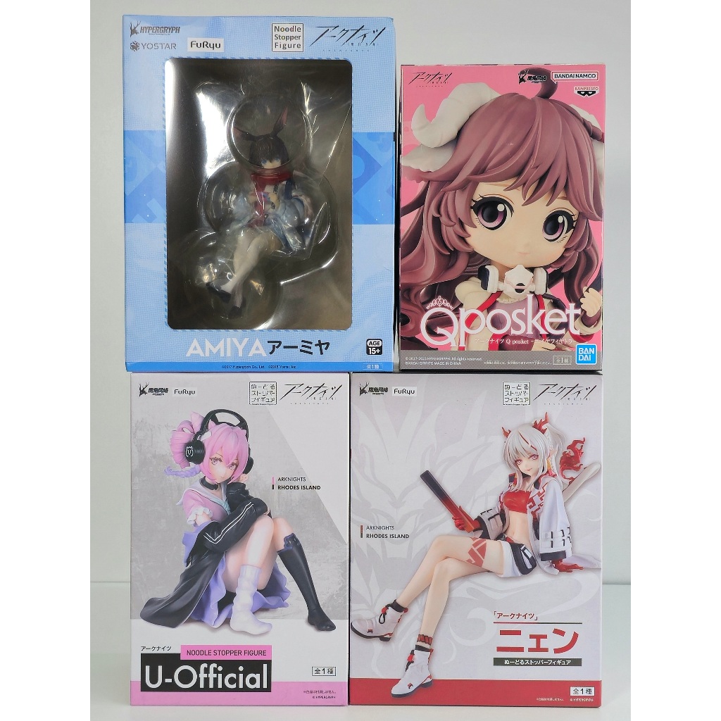 [ฟิกเกอร์แท้] Arknights - Amiya / Eyjafjalla / Nian / U-Official - Q Posket / Noodle Stopper Figure 