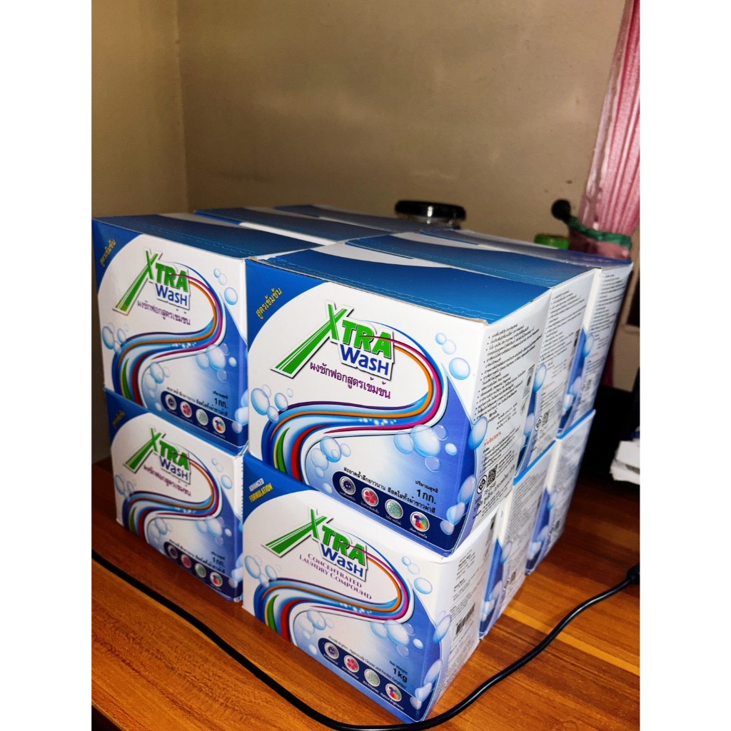 ผงซักฟอก ZHULIAN Xtra Wash 1 กิโลกรัม คุณภาพสูง