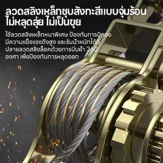 Maybuck ตัวปรับความตึงลวด รอกสลิงมือโยก 1T/2T/3T สลิงดึงสายไฟ รอกพร้อมกริ๊ปสายไฟ