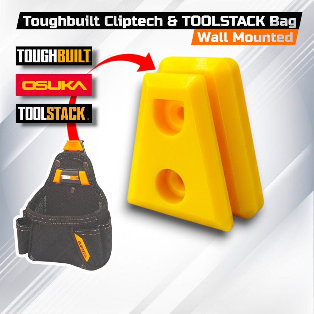 ตัวแขวนกระเป๋าคาดเอวช่าง Tough Built /Toolstack Wall /Osuka 3D ปริ้น