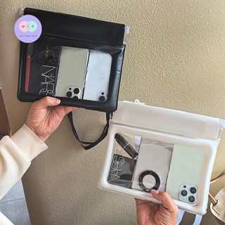 R66 กระเป๋ากันน้ำ PVC แบบสะพายข้าง ซีล 3ชั้น กันน้ำ ลอยน้ำได…