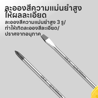 Maybuck ไขควงแม่เหล็กแรงสูง ไขควงแฉกหัวแบนในครัวเรือน