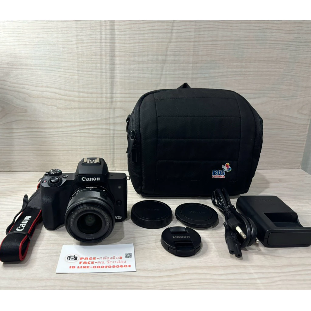 Canon m50 mark ii พร้อมเลนส์