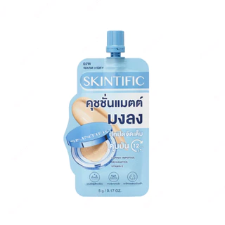(แบบซอง) Skintific Perfect Stay Velvet Matte Cushion สคินทิฟฟิค เพอร์เฟกต์ สเตย์ เวลเวท แมทท์ คุชชั่น 5g