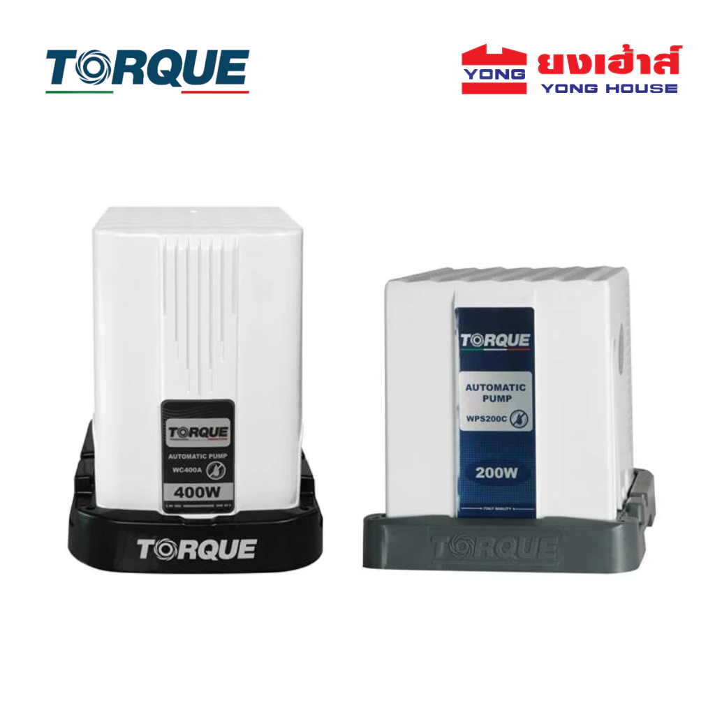 TORQUE ปั๊มอัตโนมัติ แรงดันคงที่ รุ่น TQ-WC400A TQ-WPS200C TQ-WPS250C TQ-WPS350C TQ-WC200A ปั๊มน้ำ