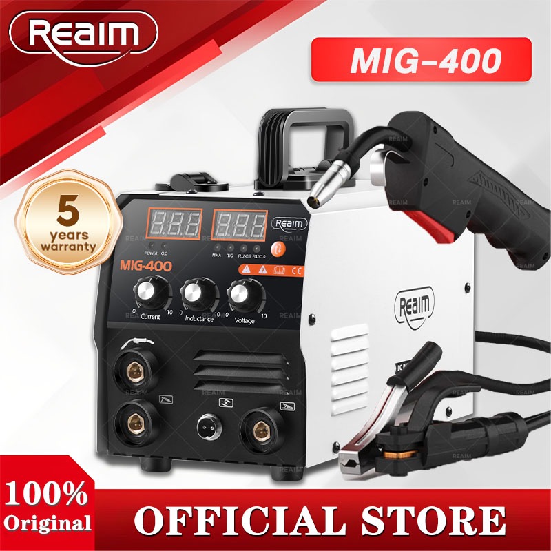 REAIM ตู้เชื่อม ตู้เชื่อมมิกซ์ (MIG/MMA/TIG) IGBT ตู้เชื่อมไฟฟ้า 3 ระบบ สายเชื่อม