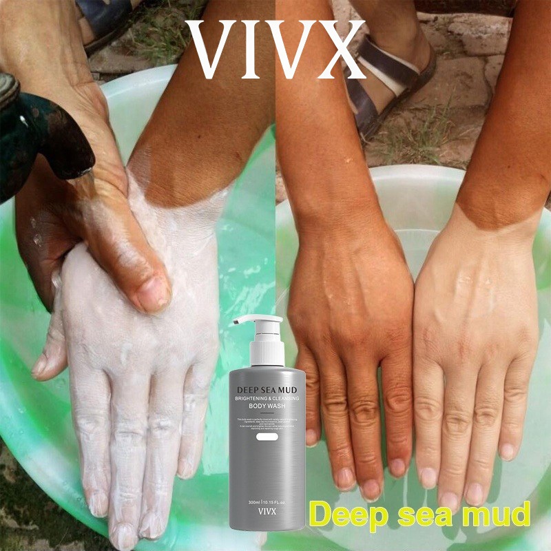 VIVX เจลอาบน้ำ Deep Sea Mud 300ml บำรุงผิวกระจ่างใส