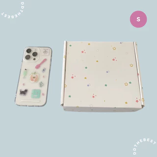 กล่องของขวัญน่ารัก ลายดาว กล่องหูช้าง กระดาษอาร์ตมันหนา 350แกรม | พร้อมส่งจากไทย 🇹🇭 | LITTLE STAR