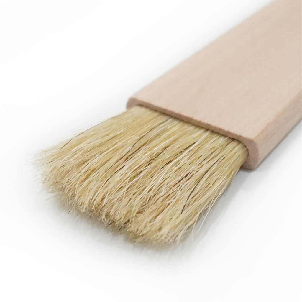 แปรงปัดเตาอบ / เตาวาฟเฟิล ด้ามไม้แท้ ขนสัตว์แท้ | Cleaning Brush สำหรับร้านเบเกอรี่ คาเฟ่ ใช้งานมืออาชีพ