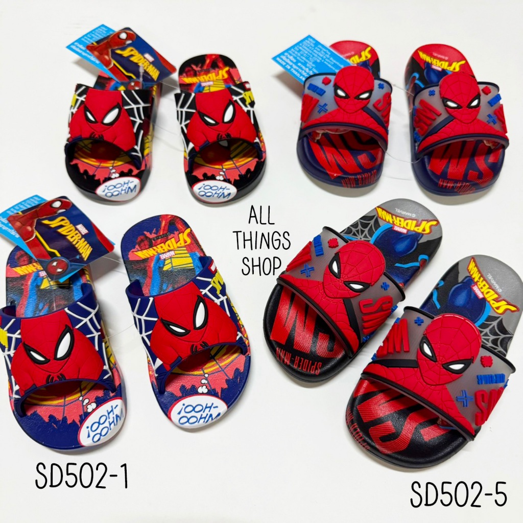 KENTA SD502-1 502-5 SPIDERMAN รองเท้าแตะเด็ก สไปเดอร์แมน พื้นAIRBLOW