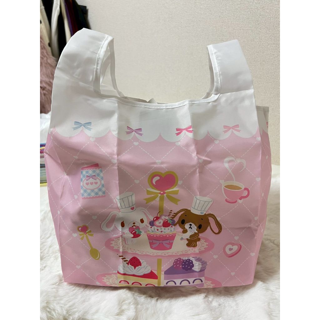 พร้อมส่ง-กระเป๋า eco bag คละลาย ของแท้จากญี่ปุ่น