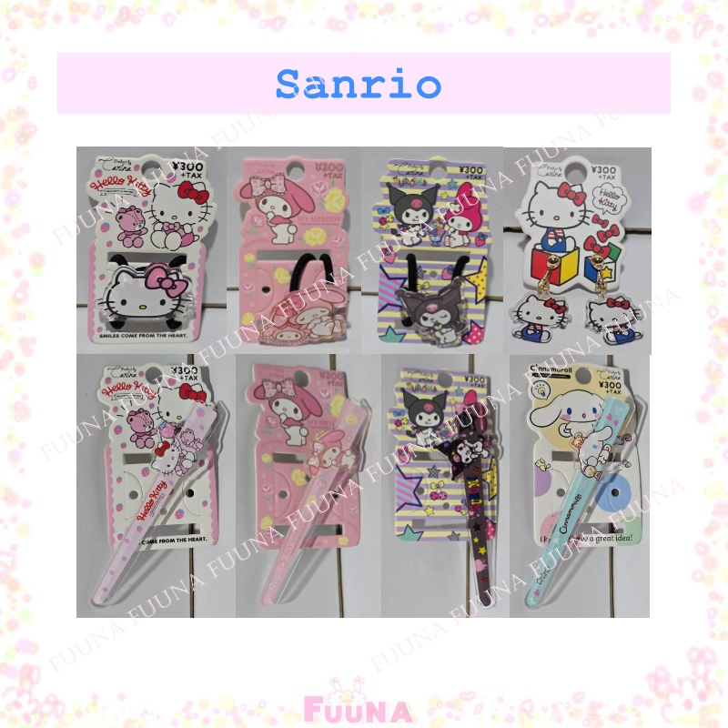 Sanrio ยางรัดผม ต่างหู กิ๊บยาว อะคริลิค จากญี่ปุ่นของแท้ 100%