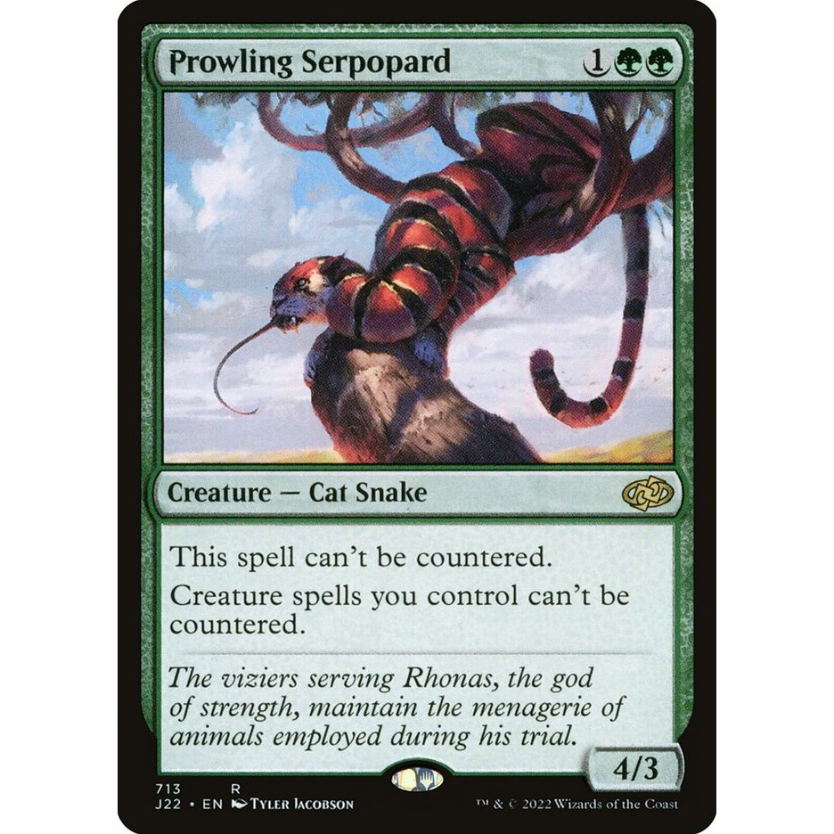 [Jumpstart 2022] - [J22] - (R) - [Prowling Serpopard] - [2022]