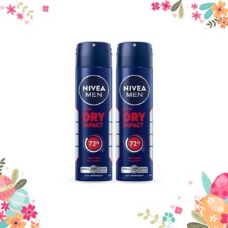 NIVEA MEN DRY IMPACT SPRAY นีเวีย เมน ดราย อิมเเพ็ค สเปรย์ ร…