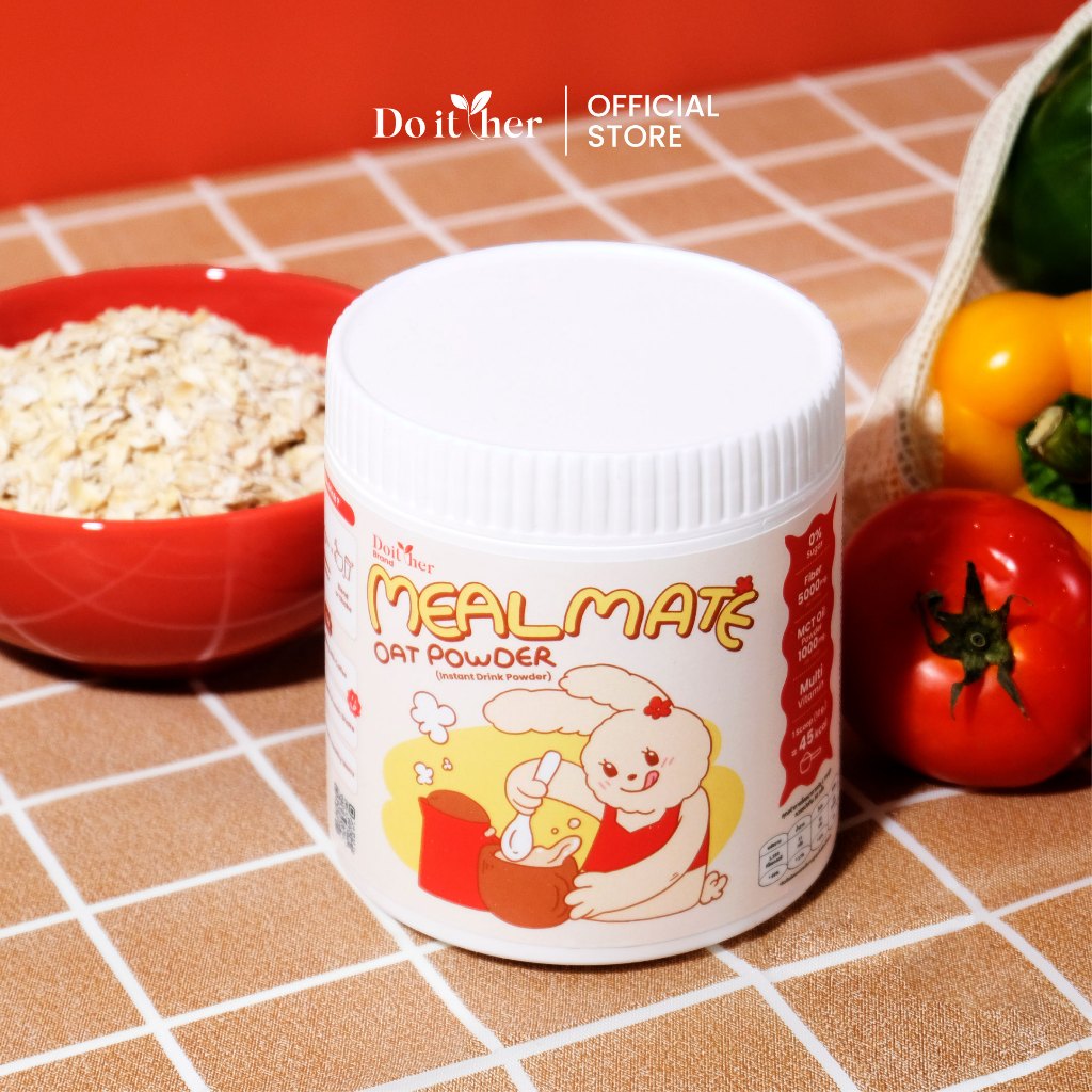 MealMate Oat Powder มิลเมต ผงข้าวโอ๊ต ไม่เติมน้ำตาล ไม่มีสารให้ความหวาน