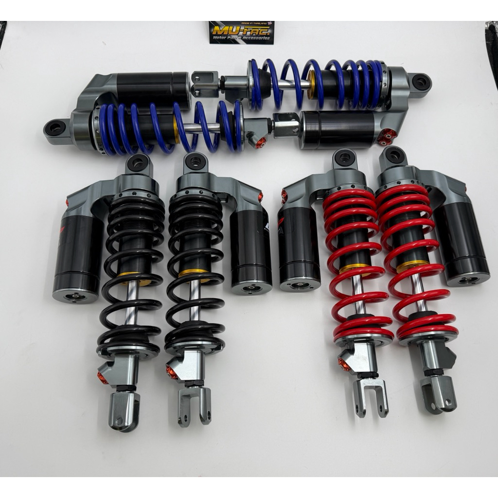 โช๊ค WP งานcnc ขนาดควมยาว 330mm.ปรับพรีโหลด (Preload)  ปรับค่าสปริงได้ โช๊คคุณภาพดี งานสวยเนี้ยบ muf
