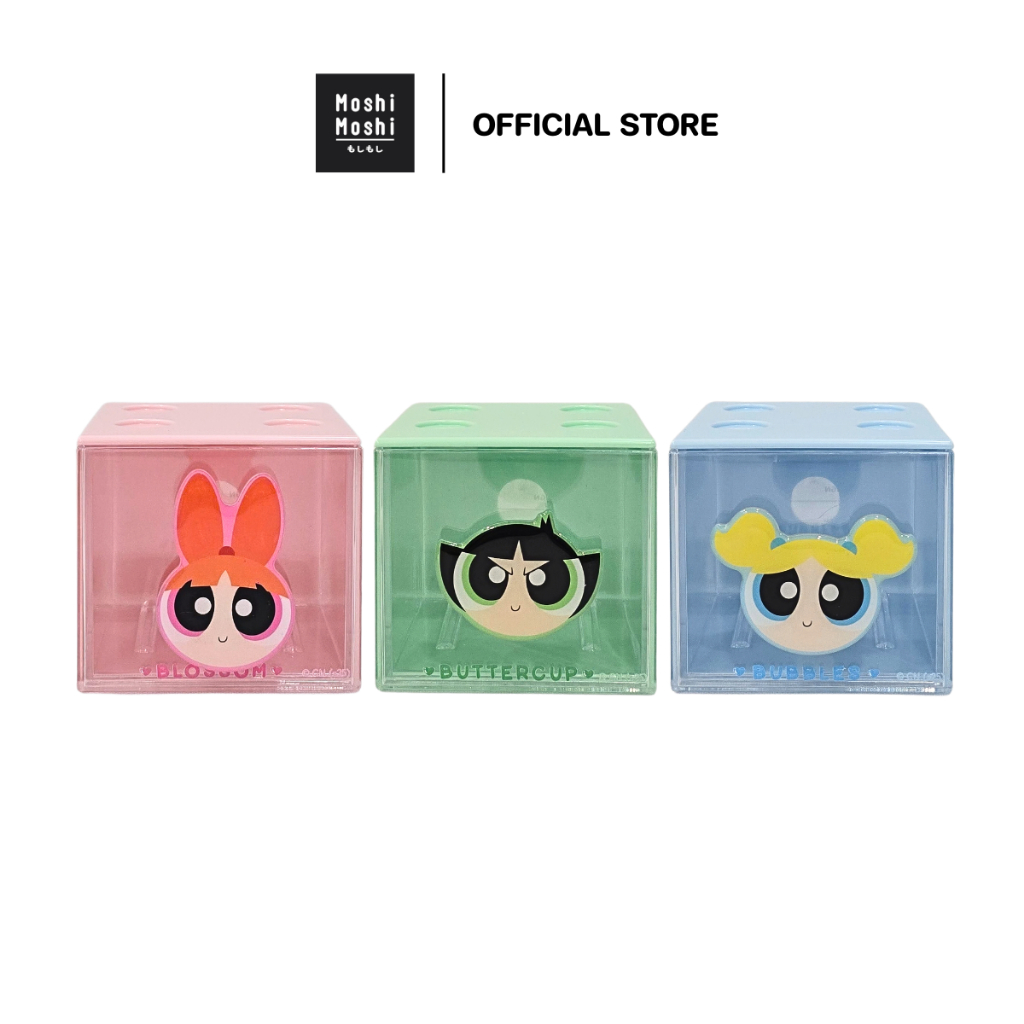 Moshi Moshi กล่องลิ้นชักอเนกประสงค์ กล่องใส่ของ ลาย The Powerpuff Girls ลิขสิทธิ์แท้ รุ่น 6100006731-6733