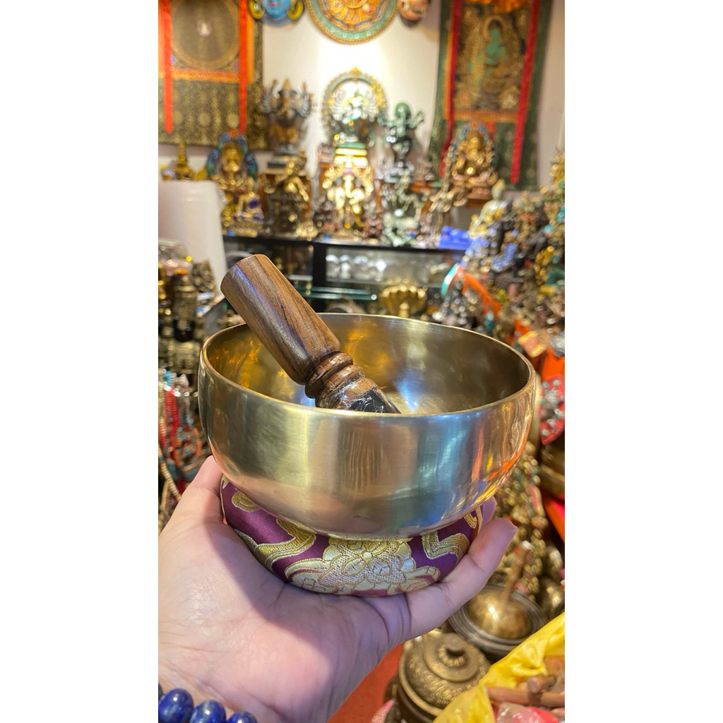 Singing bowl handmade ขันตีมือ12.5-13cm(พร้อมส่งในไทย) – โปรปัง