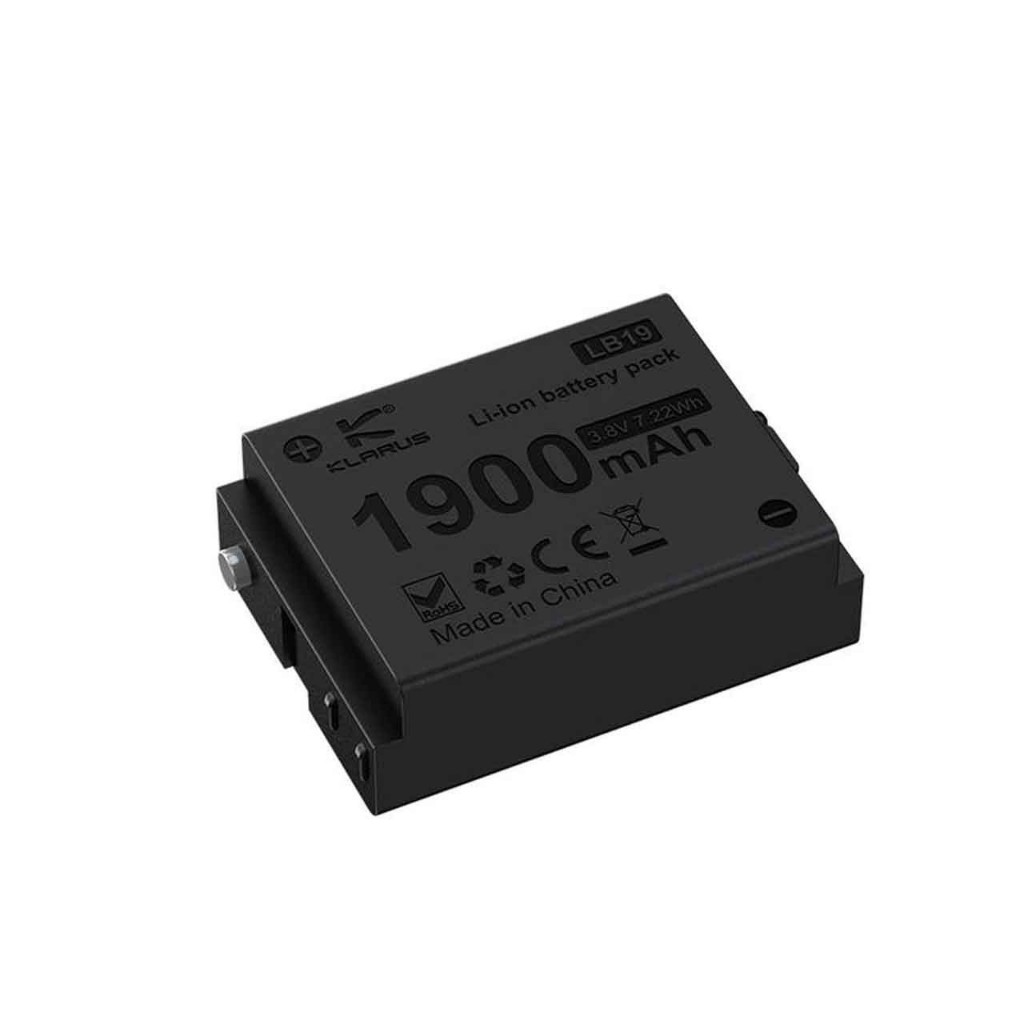 Klarus LB19 ลิเธียมแบตเตอรี่ สำหรับไฟ Klarus HM5 ความจุมากถึง 1900mAh